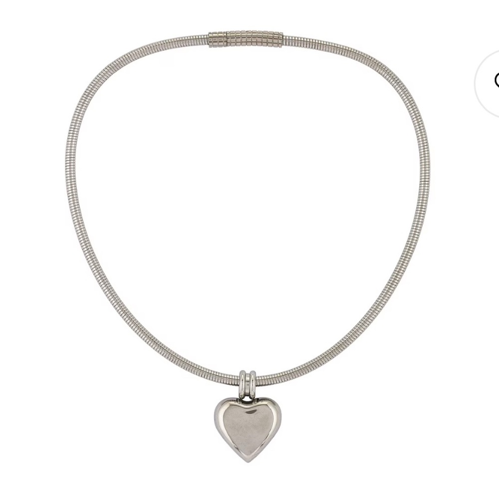 Petit Moments Irresistible Necklace Silver Womens Size OS